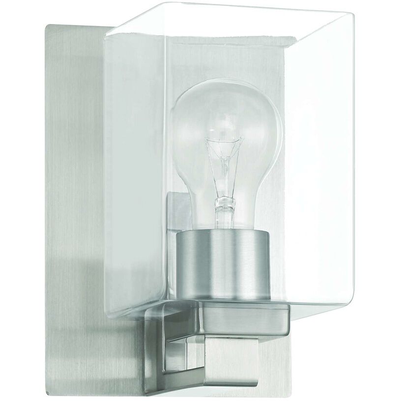 McClane 1 Light 5.5 inch Brushed Polished Nickel Wall Sconce Wall Light
