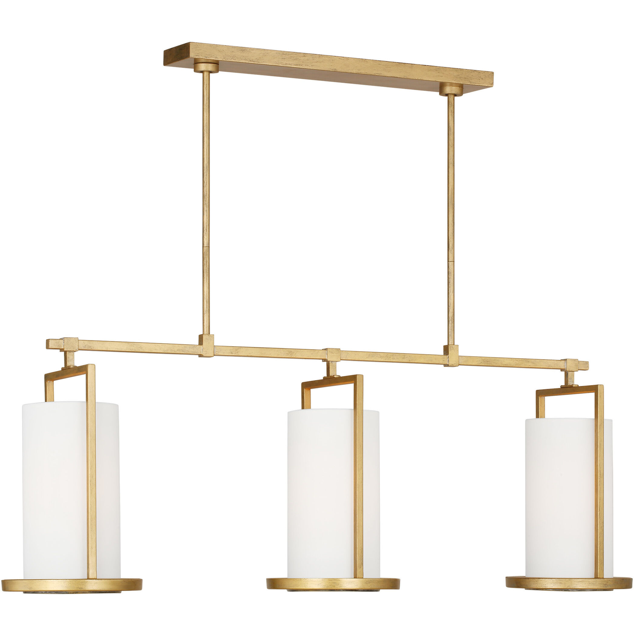 Thom Filicia Sherwood Linear Chandelier Ceiling Light in Coastal Gild