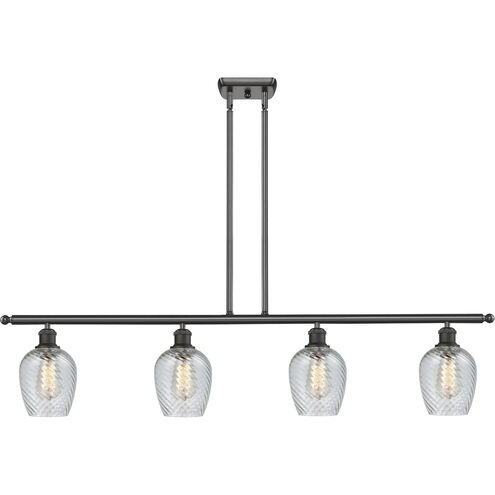 Ballston Salina 4 Light 48 inch Oil Rubbed Bronze Island Light Ceiling Light, Ballston