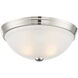 Stella 2 Light 13 inch Polished Nickel Flush Mount Ceiling Light, Essentials