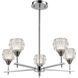 Warminster 5 Light 24 inch Polished Chrome Chandelier Ceiling Light