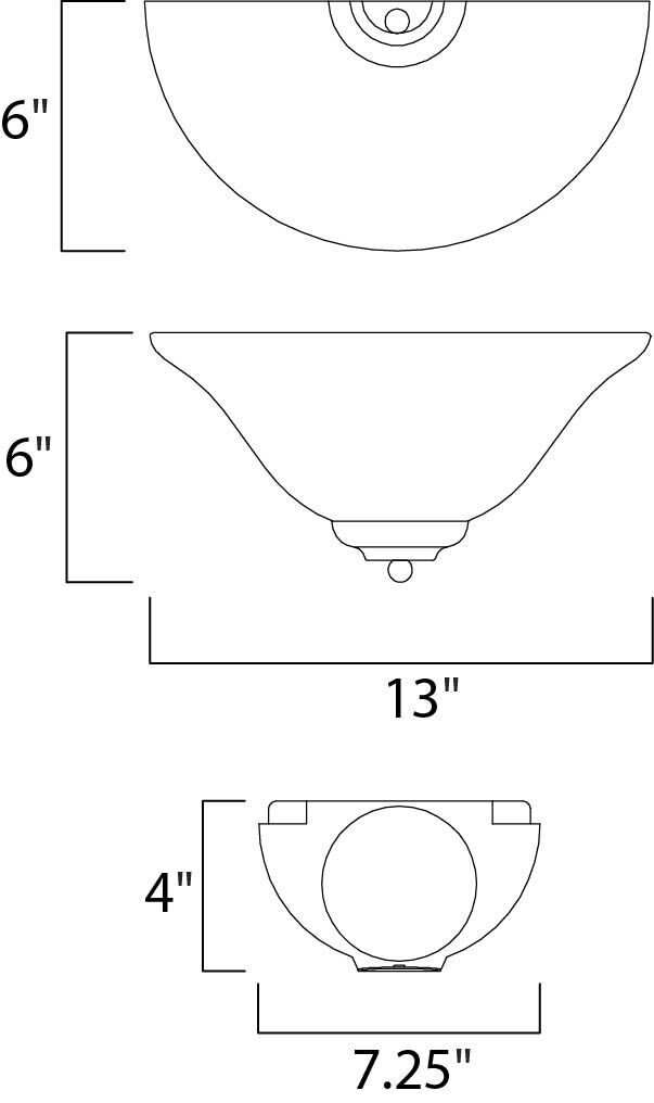 Essentials - 2058x 1 Light 13 inch Pewter Wall Sconce Wall Light