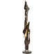 Fracture 64.2 inch 60.00 watt Dark Smoke Floor Lamp Portable Light