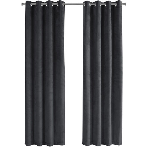 Swatara Grey Curtain Panel, 2-Piece Set