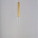 Diaphane LED 1.5 inch Gold Single Pendant Ceiling Light