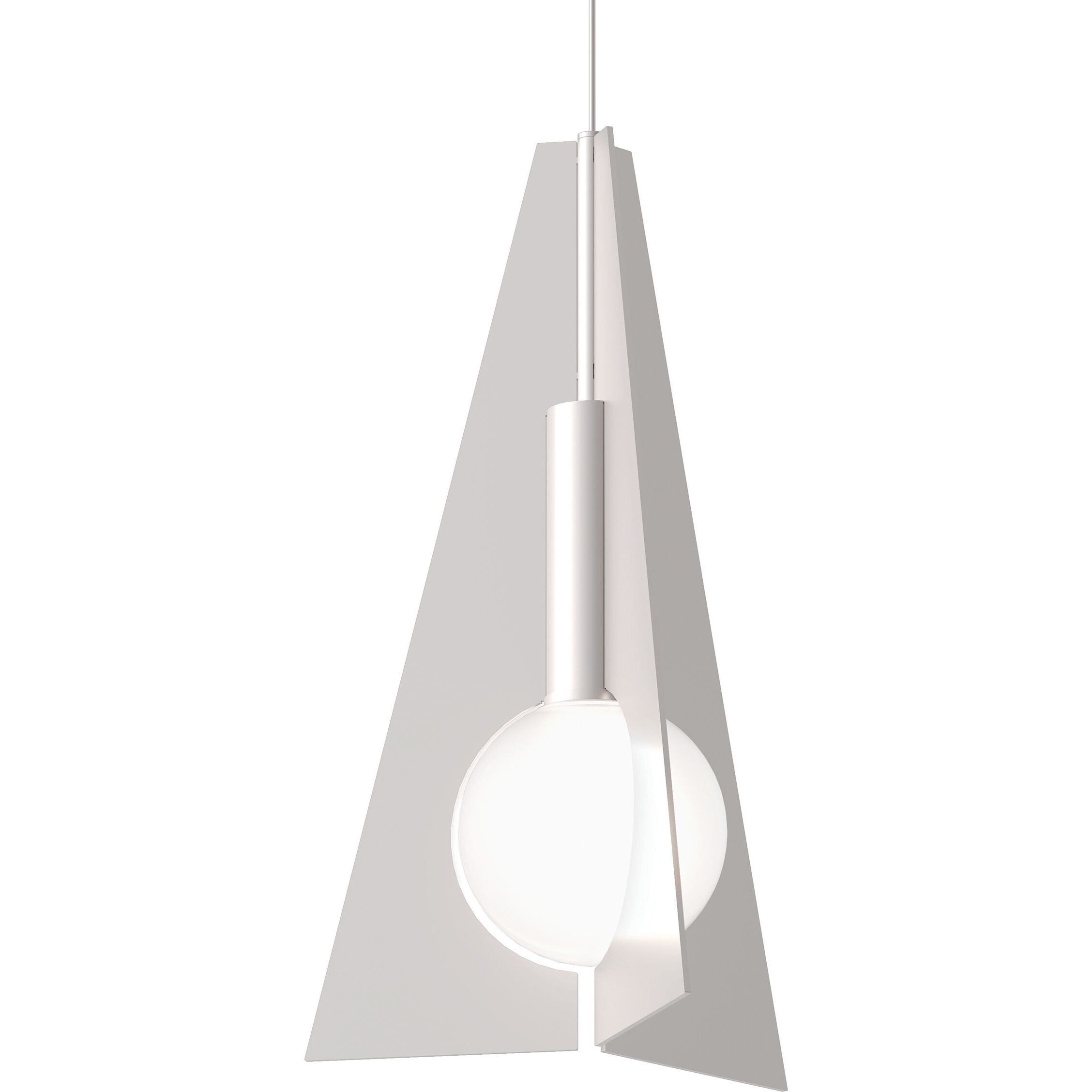 Sean Lavin Mini Orbel 1 Light 12 Satin Nickel Low-Voltage Pendant Ceiling Light in FreeJack, Integrated LED