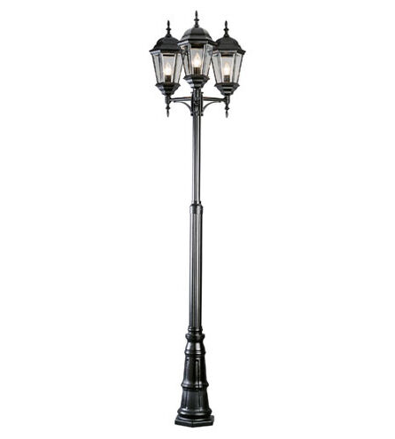 Main Street 3 Light 30.00 inch Post Light & Accessory