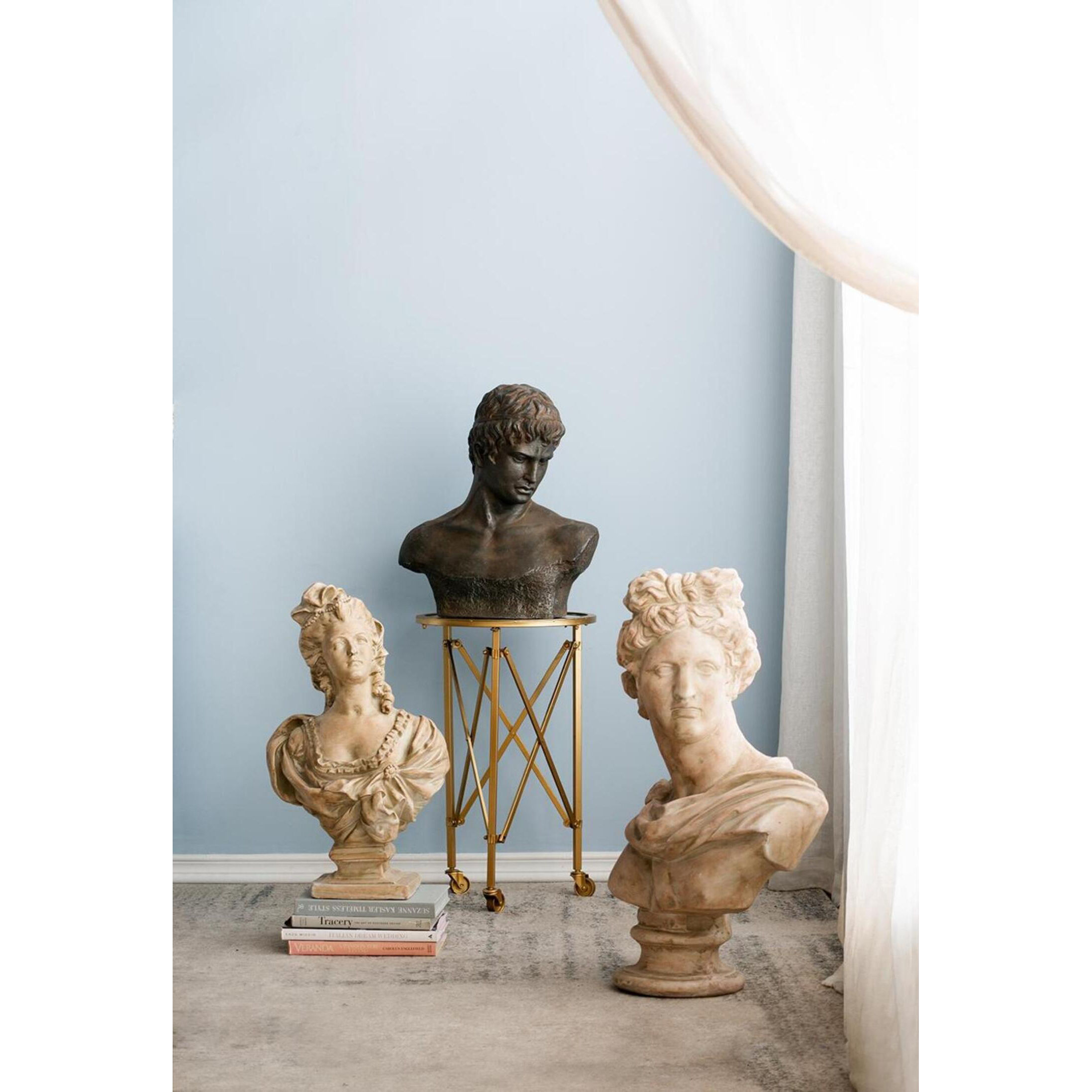 Placidia White Wash Statue