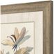 Waterside Collection Sloped Profile Champagne Gold With Dark Wash Framed Art
