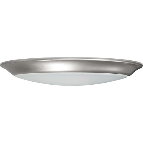 Brentwood LED 9.5 inch Brushed Nickel LED Disk Light Ceiling Light
