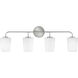 Kline LED 33 inch Chrome Bath Light Wall Light