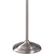 Signature 61 inch 100 watt Brushed Nickel Floor Lamp/Table Lamp Portable Light, 2 Table, 1 Floor Lamp