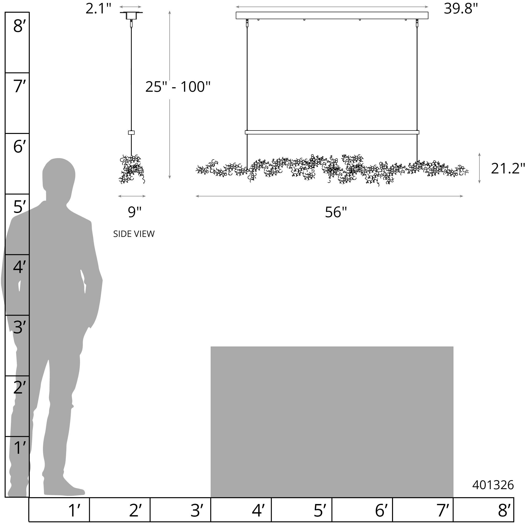 Art + Alchemy Coral LED 9 inch Bronze with White Pendant Ceiling Light in Bronze/White