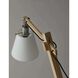 Walden 61 inch 100.00 watt Natural Rubber Wood Floor Lamp Portable Light