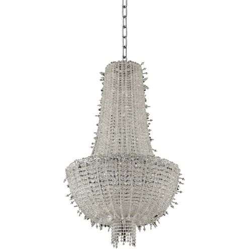 Cielo 12 Light 24 inch Chrome Pendant Ceiling Light in Firenze Clear