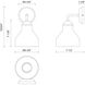 Alora Mood Westlake 1 Light 6.38 inch Brushed Nickel Bath Vanity Light Wall Light