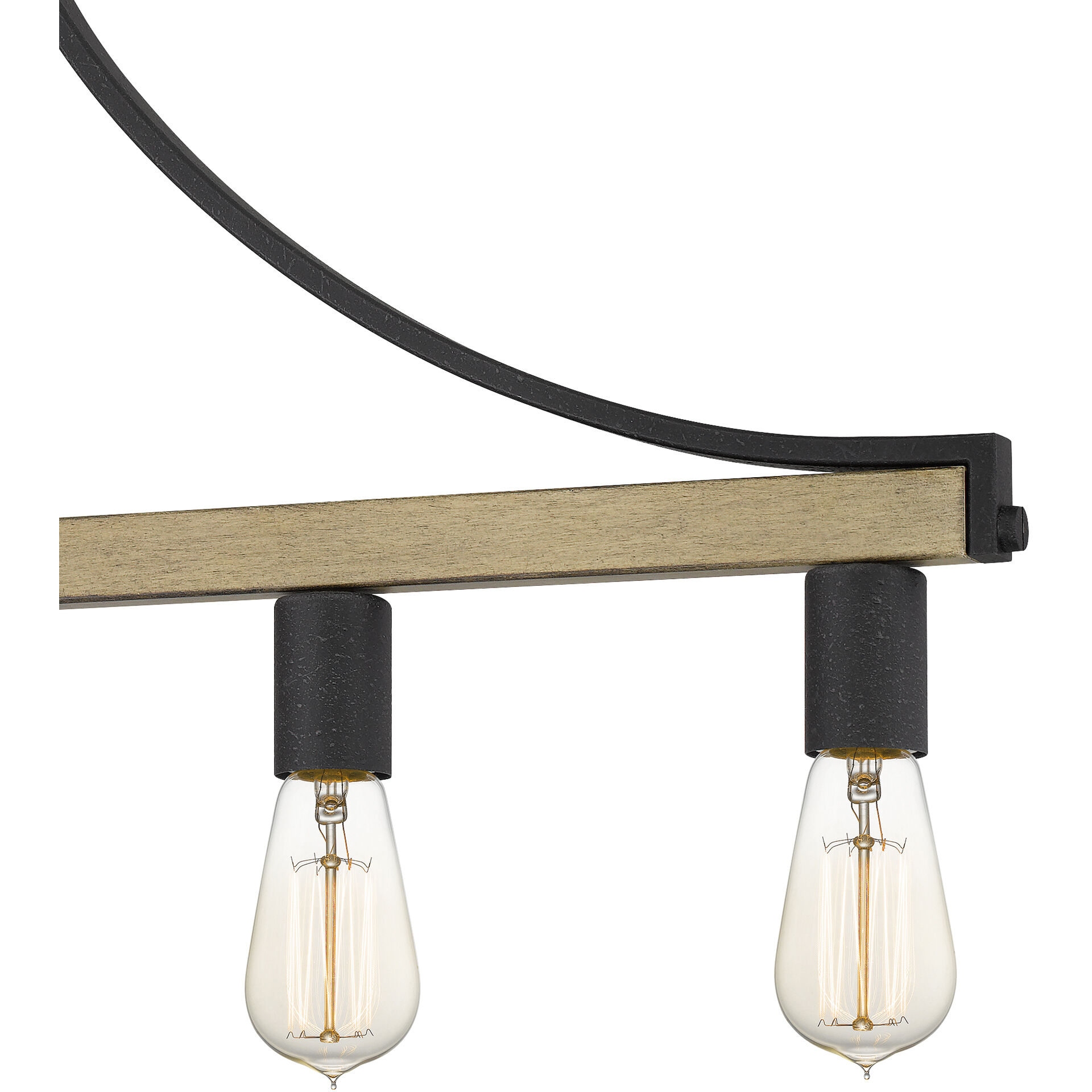 Colombes 5 Light 34 inch Grey Ash Chandelier Ceiling Light