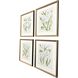 Bliss Green and Beige Framed Art