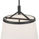 Montrine 3 Light 16 inch Matte Black Pendant Ceiling Light