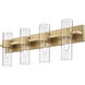 Lawson 4 Light 32 inch Rubbed Brass Vanity Wall Light in Rubbed Bronze