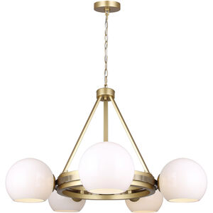 Monroe 5 Light 30.25 inch Gold Chandelier Ceiling Light