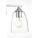 Harris 2 Light 15 inch Chrome Bath Sconce Wall Light