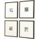 Florals Collection Blue Framed Art