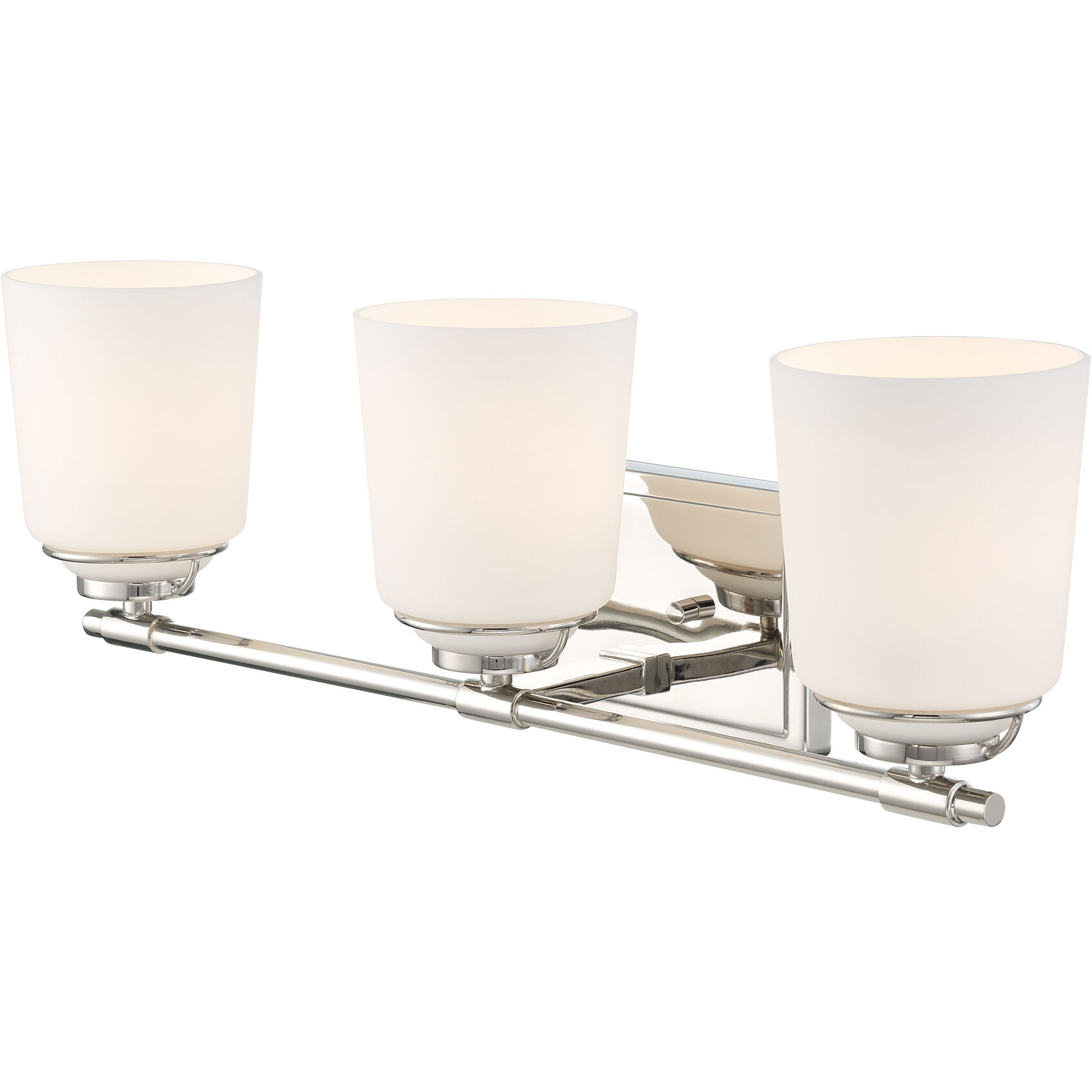 Stella 3 Light 23.5 inch Polished Nickel Vanity Light Wall Light