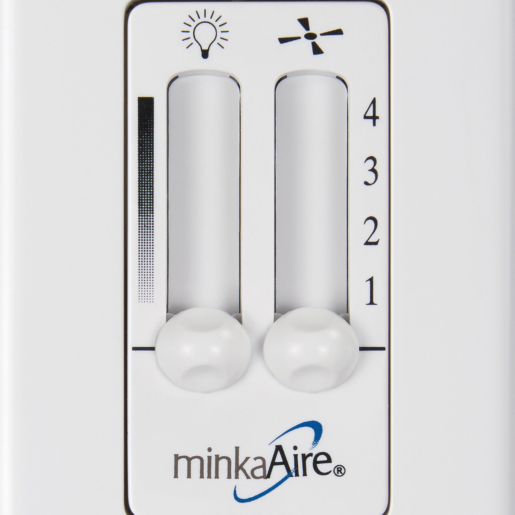 Aire White Wall Mount Fan Control