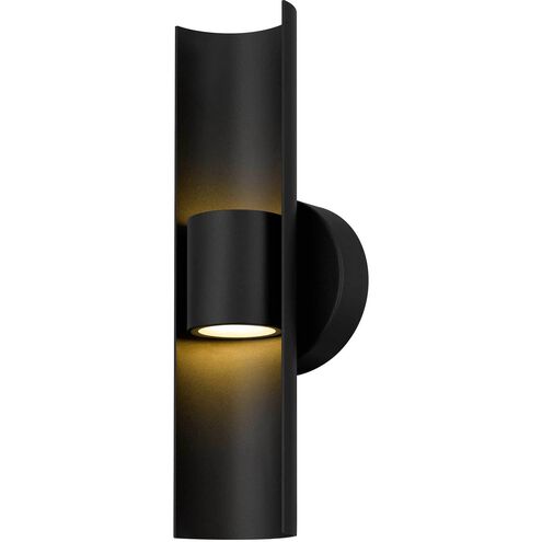 Hugo LED 14 inch Sand Black Wall Sconce