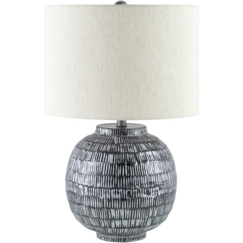 Lomo 26 inch 150 watt Antiqued and Painted Accent Table Lamp Portable Light