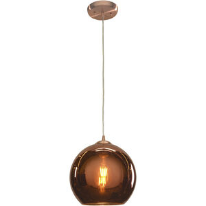 Glow LED 10 inch Brushed Copper Pendant Ceiling Light