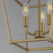 Clifton 3 Light 11.5 inch Natural Aged Brass Single Pendant Ceiling Light