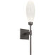 Fiori LED 4.5 inch Graphite Indoor Sconce Wall Light, Belvedere