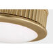 Paloma Contreras Ritz 5 inch Gild Flush Mount Ceiling Light