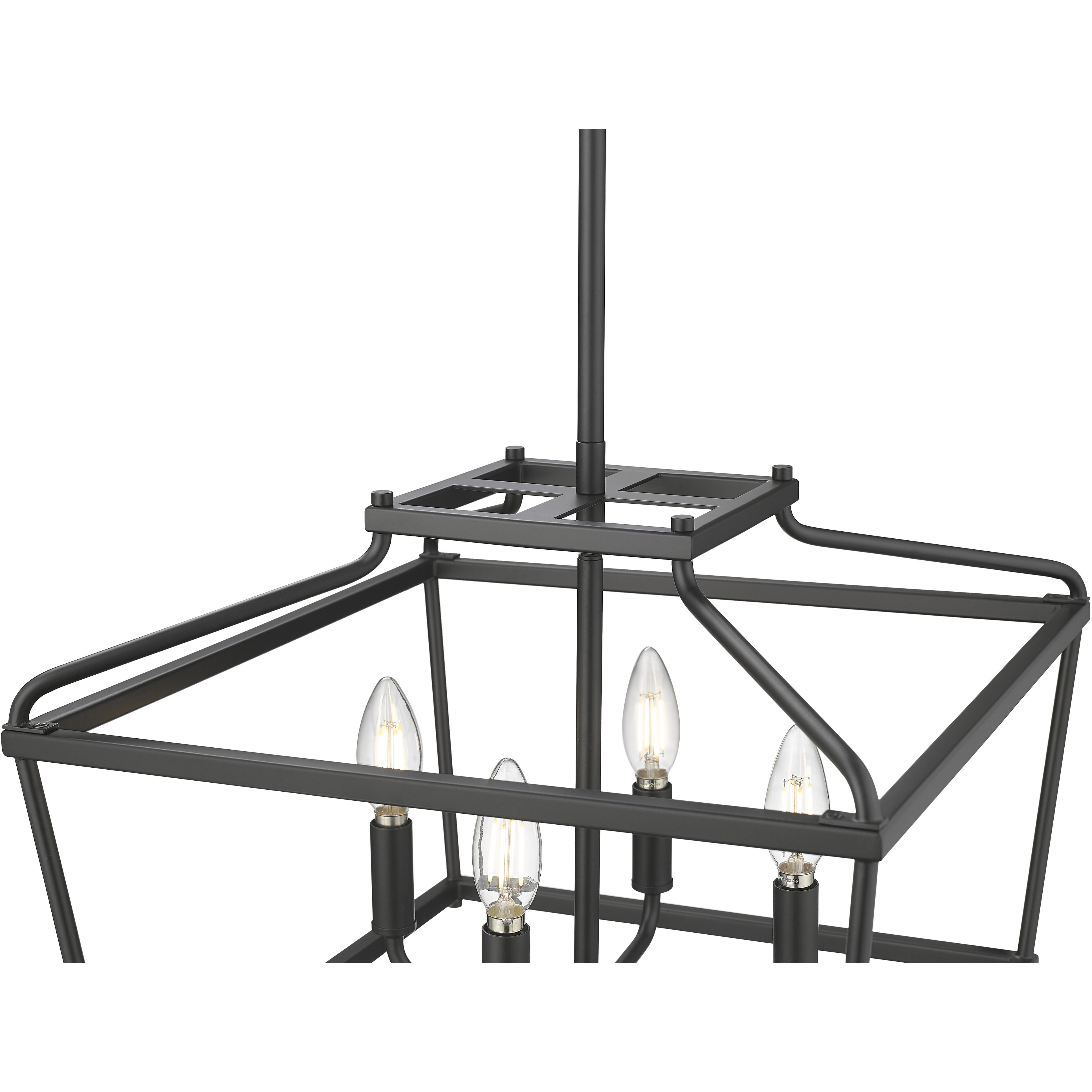 Nellita 4 Light 16 inch Matte Black Pendant Ceiling Light