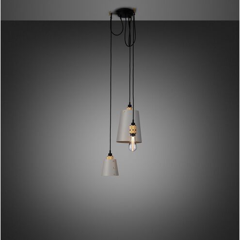 Hooked 3.0 LED 8.27 inch Stone / Brass Pendant Ceiling Light, Mix