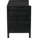 Hampton 36 X 30 inch Hand Rubbed Black Side Table