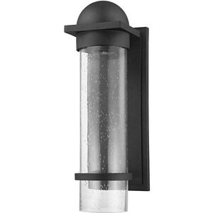 Nero 1 Light 16 inch Texture Black Outdoor Wall Sconce in Textured Black