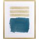 Abstract Collection Teal Framed Art