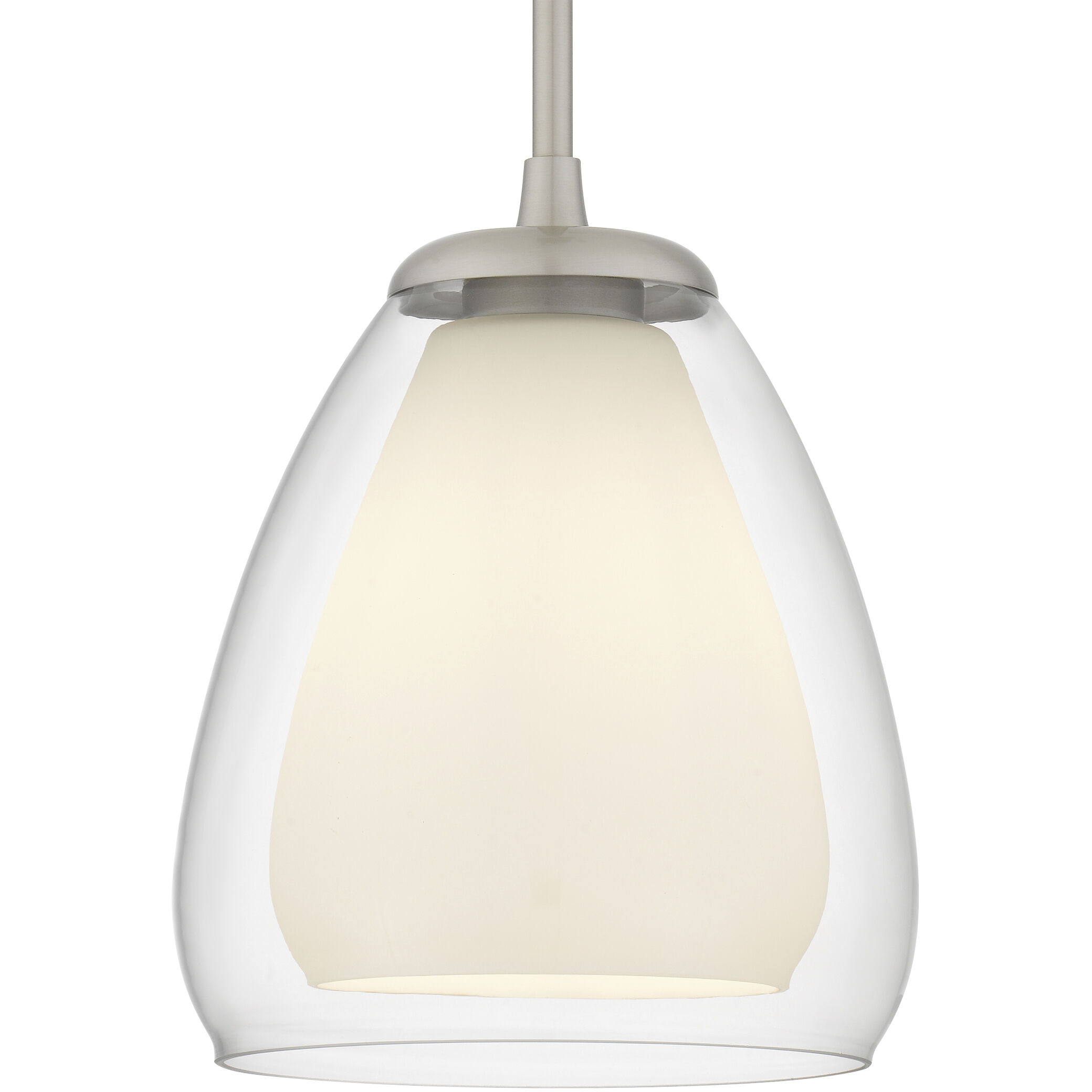 Vivienne 1 Light 9 inch Brushed Nickel Mini Pendant Ceiling Light