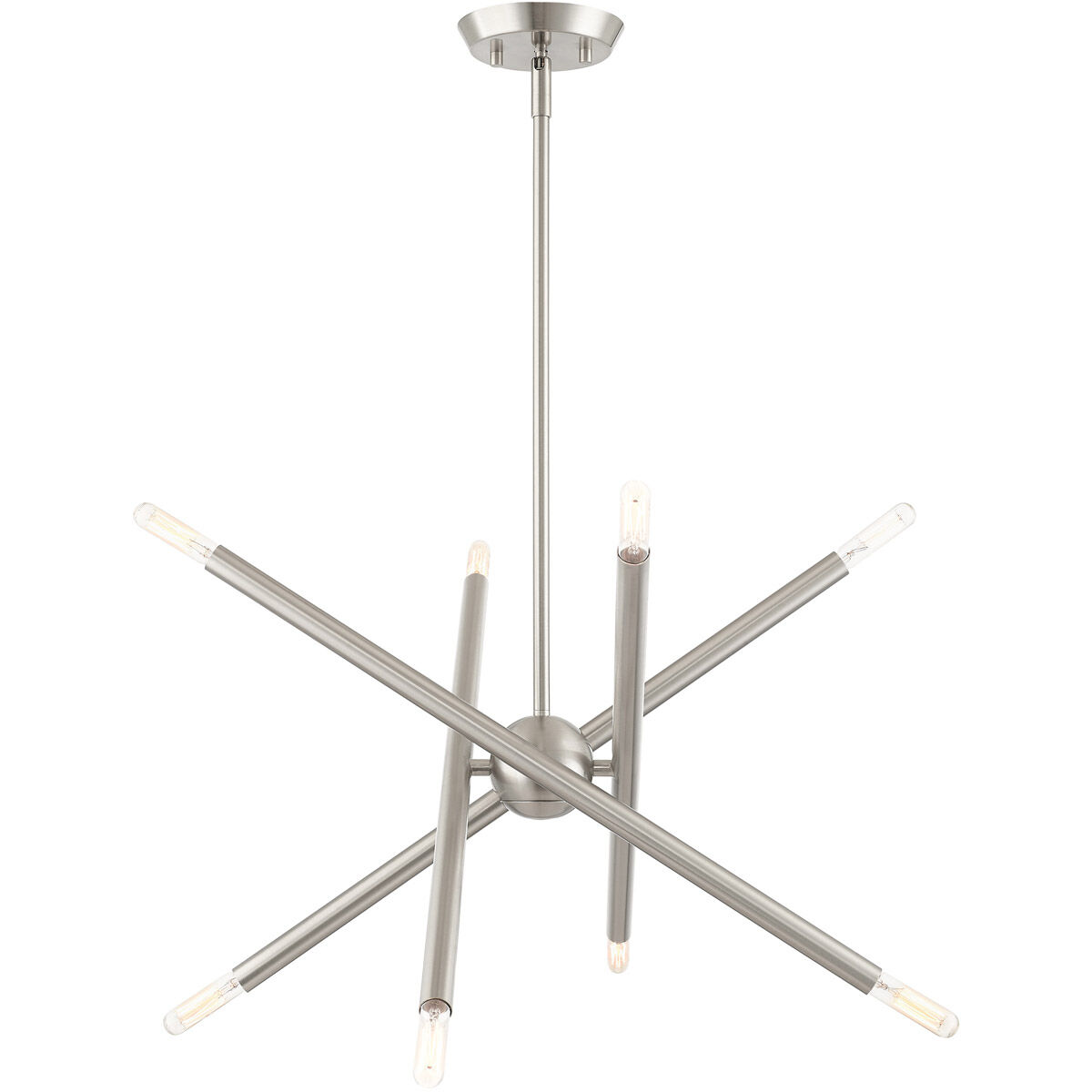 Soho 8 Light 20 inch Brushed Nickel Chandelier Ceiling Light