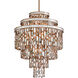Dolcetti 13 Light 24 inch Champagne Leaf Chandelier Ceiling Light
