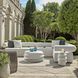 Winded 36 X 16 inch White Concrete Outdoor Coffee Table