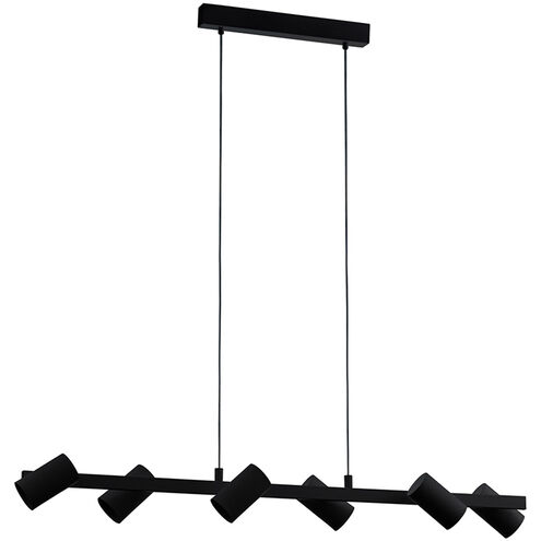 Gatuela LED 45.67 inch Black Linear Pendant Ceiling Light