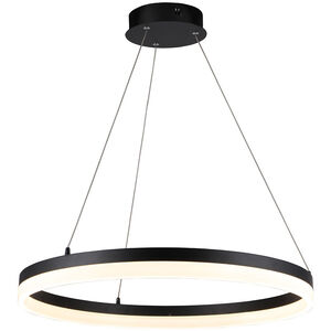 Circa LED 24 inch Black Hanging Pendant Ceiling Light