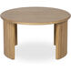 Penny 24 X 24 inch Natural Coffee Table, Small
