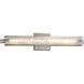 Fusion 23 inch Brushed Nickel Vanity Light Wall Light in Mercury Fusion