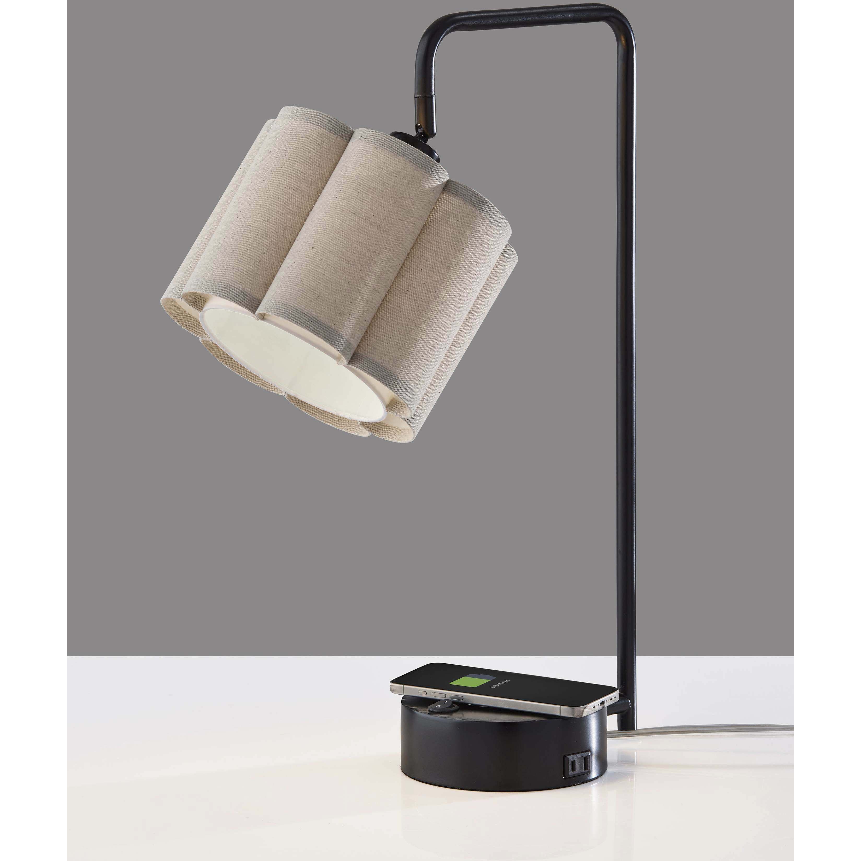 Dover 22.25 inch 60.00 watt Black Supercharger Desk Lamp Portable Light