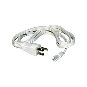 Undercabinet Accessories 120V 60 inch White Undercabinet Powercord, 5-foot